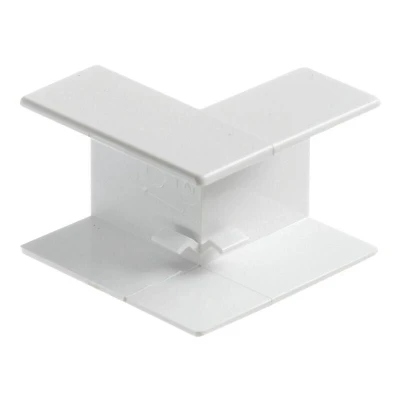 Image of MK Electric YAI2BQWHI ABS Trunking 90DEG Internal Corner 25 x 16mm
