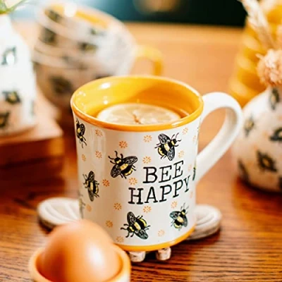 Image of Sass &amp; Belle Bee Happy Yellow Mug