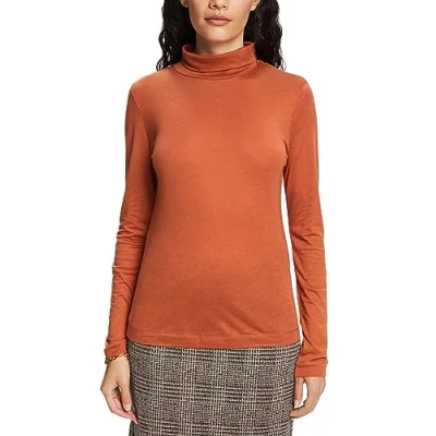 Image of ESPRIT Women&#039;s 083ee1k307 T Shirt, 805/Terracotta, S