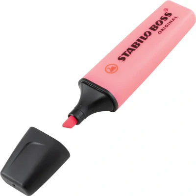 Image of Highlighter STABILO BOSS ORIGINAL Pack of 10 Pink