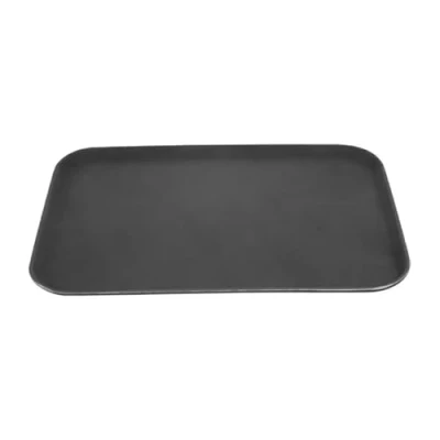 Image of Olympia Kristallon Rectangular Tray Black Fibreglass 405x560mm