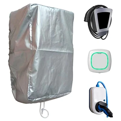 Image of LOTHID Wallbox Weather Protection Roof for Electric Car Charging Station, Outdoor Waterproof Dustproof Rainproof Cradle Cover (Wall Mounted: 40 x 32 20 cm)