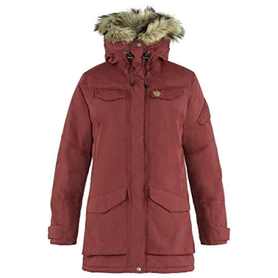 Image of FJALLRAVEN 89655 345 Nuuk Parka W Jacket Women&#039;s Red Oak Size XXL