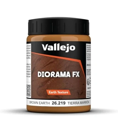 Image of Vallejo Acrylic Model Color 200 ml Stone Textures Brown Earth
