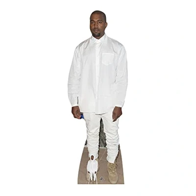 Image of Star Cutouts Ltd CS645 Life Size Cardboard Cut Out Kanye West, Multi Colour, 173 x 60 cm