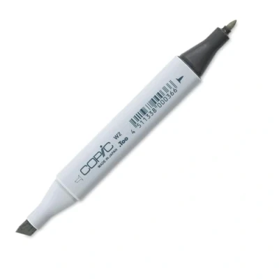 Image of COPIC Classic Coloured Marker Pen (W 2) Warm Gray No.2, For Art &amp; Crafts, Colouring, Graphics, Highlighter, Design, Anime, Professional Beginners, Supplies Colouring Books