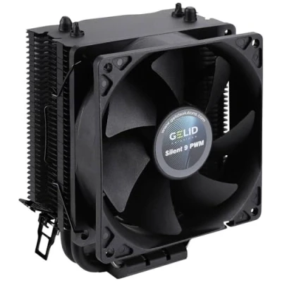 Image of Gelid Solutions Black Frore 2 Power Heatpipes 92mm PWM Fan Electrophoretic Coating Compatible with AMD and Intel