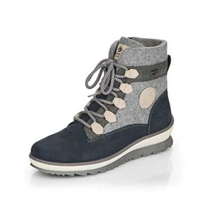 Image of Remonte Women&#039;s R8481 Snow Boot, Pacific Smoke Grey Cliff 40, 3.5 UK