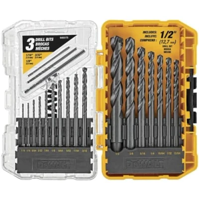 Image of DEWALT Black Oxide Drill Bit Set, 20 Piece (DW1177)