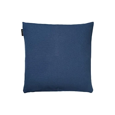 Image of LINUM PEPPER Cushion Cover 40x40 cm, 100% Cotton, Machine Washable, Indigo Blue