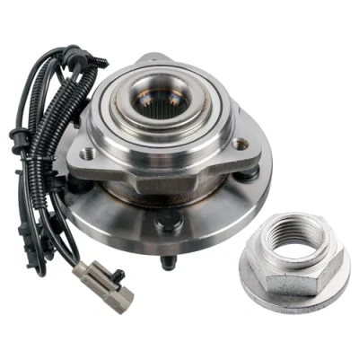 Image of Blue Print ADA108214 wheel Bearing Kit with hub and ABS sensor ring, pack of one