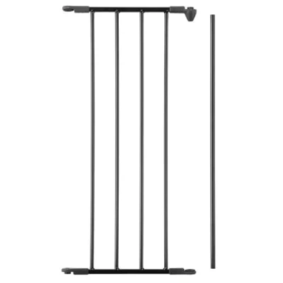 Image of Safetots Flex Metal Multi Panel Range, Extension Panel, Metal, Black, 33cm, for Range of Play Pens, Safety Barriers and Room Dividers