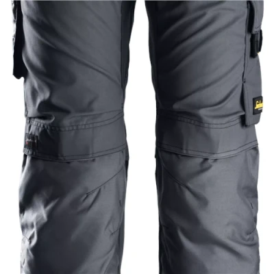 Image of Snickers AllroundWork Work Trousers Steel Grey/Steel Grey 124