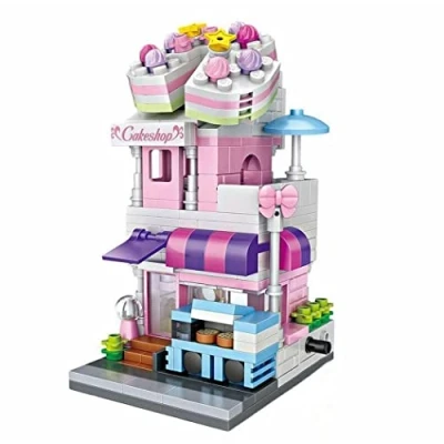 Image of LOZ Building blocks game to build and play. Pastry shop