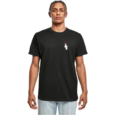 Image of Mister Tee LOVE SIGN 2.0 Print Tshirt, Men&#039;s, Size: 4XL, Black
