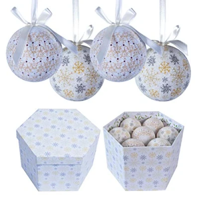 Image of Christmas Workshop 14pc Frost Decoupage Bauble