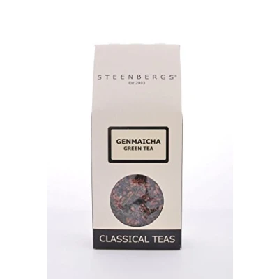 Image of Steenbergs Genmaicha Green Tea Loose Leaf Box 80g
