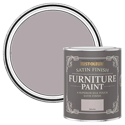 Image of Rust Oleum Purple Furniture Paint in Satin Finish Babushka 750ml