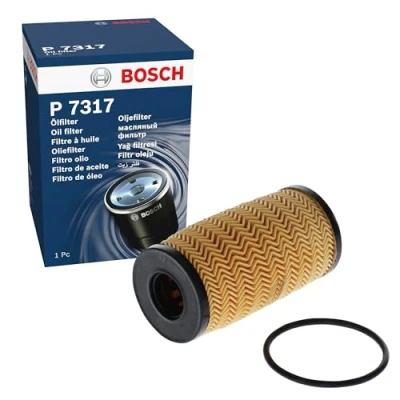 Image of 152099198R Oil Filter BOSCH F 026 407 317 with seal Insert RENAULT: Trafic 3, 3 Bus, Koleos 2, FIAT: Talento Van, Minibus