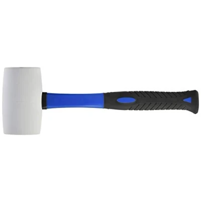 Image of BGS 1967 Rubber Mallet Fibreglas Shaft white Head Ø 64 mm 750 g