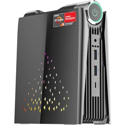 Image of ACEMAGICIAN S3A Mini Gaming PC, AMD Ryzen 9 6900HX (8C/16T, up to 4,9 GHz), 16GB DDR5 4800MHz 512GB NVME PCIe3.0 SSD,AMD Radeon 680M Micro Desktop Computer with 3 Mode AdjustmentWIFI62.5G LAN