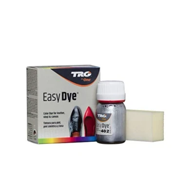 Image of TRG The One Easy Dye, Leather Shoe Color Restore Paint, 402 Antique Silver, 25 ml