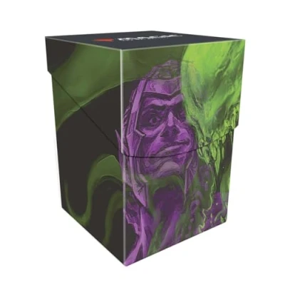 Image of Ultra Pro MTG Duskmourn 100+ Deck Box Ft. Tyvar, The Pummeler for Magic: Gathering, Protect and Store up to Double Sleeves Standard Cards MTG, Secure Lid, Vibrant Art
