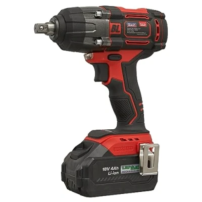 Image of Sealey Cordless Impact Wrench 18V 4Ah Lithium ion, 1/2&quot;Sq Drive