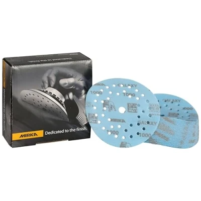Image of Mirka Galaxy Epoxy Sandpaper 125 mm Velcro Grit 1000 for Sanding Resin, Wood, Epoxy, Rivertable / 50 Pcs Discs