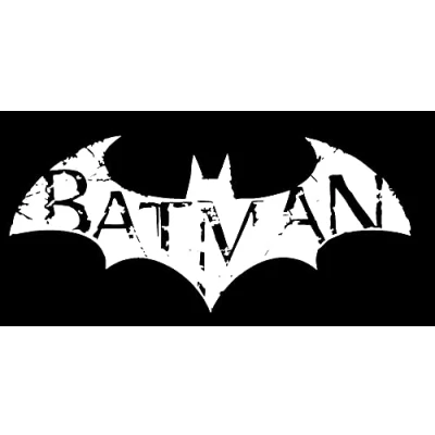 Image of PJ4U 20 x 7.5 CM Approx Batman Bumper Sticker Vinyl Car Decal White