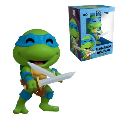 Image of Youtooz Leonardo 4.2&quot; Inch Vinyl Figure, Collectible from Teenage Mutant Ninja Turtles Figure by Collection