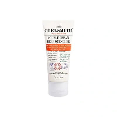 Image of Curlsmith Double Cream Deep Quencher Vegan Moisturising Conditioner for Ultra Dry, Wavy, Curly or Coily Hair (59ml)