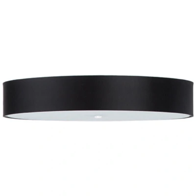 Image of Skala Cylindrical Flush Light Black 80cm E27