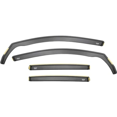 Image of Ispeed wind deflectors For Seat Leon mk3 5door estate 2014 onwards 4pc TINTED