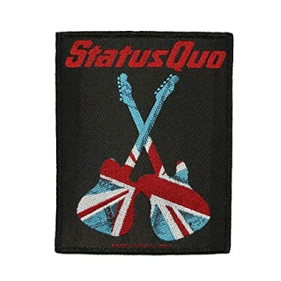 Image of Status Quo Guitars Patch 8cm x 10cm