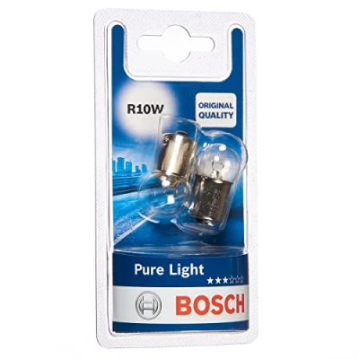 Image of 6502070093 Bulb BOSCH 1 987 301 019 12V 10W R10W PEUGEOT: 207 Hatchback, 208 I Boxer Van, VOLKSWAGEN: Golf 4, Transporter 5, 4