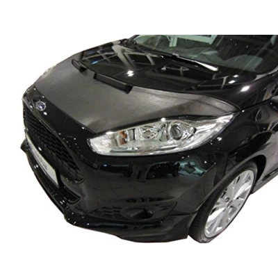 Image of AB 00261 BONNET BRA compatible with Ford Fiesta m.y. 2013 2017 STONEGUARD PROTECTOR TUNING