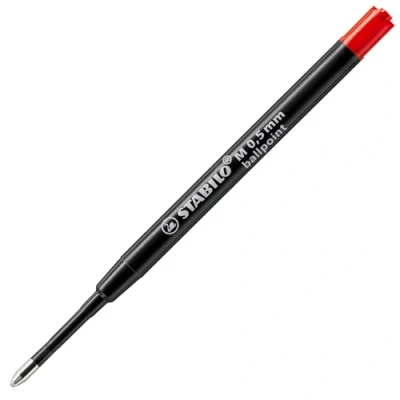Image of Ballpoint Pen STABILO Refills Pack of 1 Red