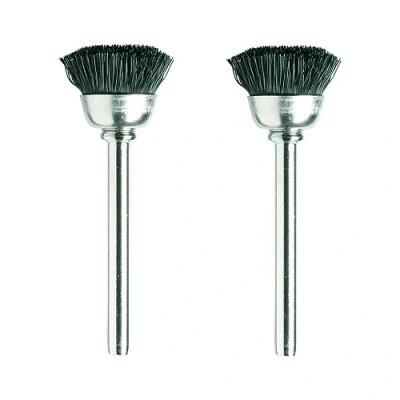 Image of Dremel 404 02 Nylon Bristle Brushes (2 Pack), 1/2&quot; Diameter