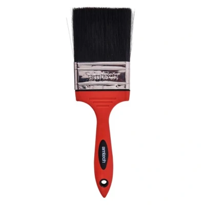 Image of Amtech G4375 3 inch Paint Brush (75mm), No Bristle Loss Design, Soft Grip and Available as 0.5, 1, 1.5, 2, 2.5 4