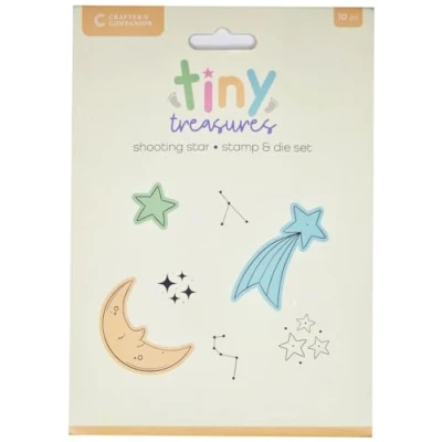 Image of Crafter’s Companion Tiny Treasures Collection Stamp &amp; Die Shooting Star