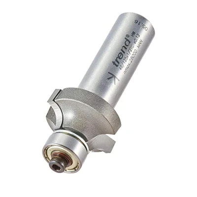 Image of Trend Professional Bearing Guided Ovolo Router Cutter, 6mm Radius, 1/2 Inch Shank, Alternative Bearing, Tungsten Carbide Tipped, 46/125X1/2TC