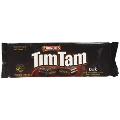Image of Candy Arnott&#039;s Tim Tams Dark Chocolate Biscuits, 200 g