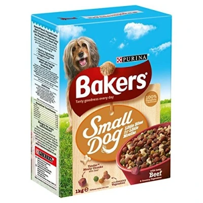 Image of Bakers Small Dog Beef &amp; Veg Dry Food 1kg