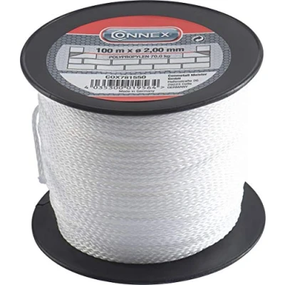 Image of Connex COX781550 Mason&#039;s Lacing Cord, White, 100 mm x 2m