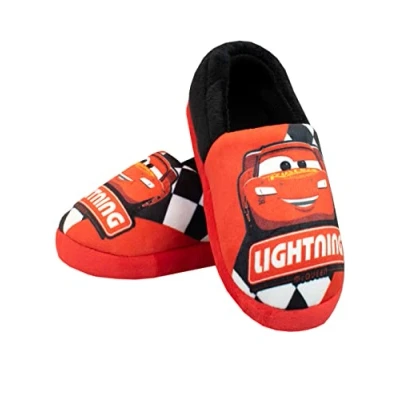 Image of Disney Boys Slippers Cars Red 7