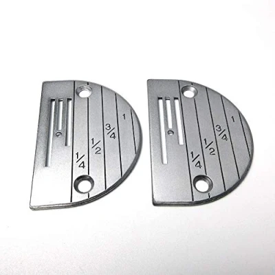 Image of 2 Pcs Needle Plate for Consew 30 Brother Db745 Juki Ddl 227, 555, 5550N