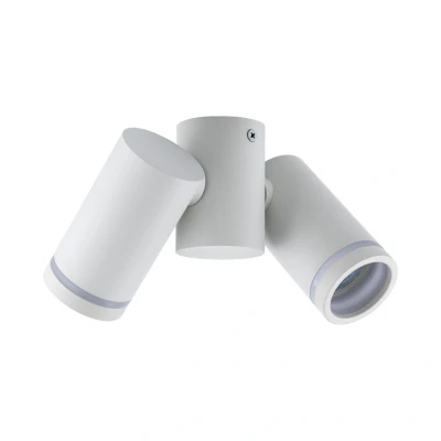 Image of Jet Set Twin Ceiling Spotlight White 2xGU10