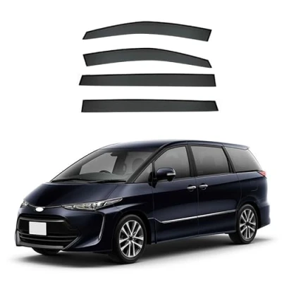 Image of Car Wind Deflectors for Toyota Estima MK3 XR50 2006 2019,Sun Visors/Rain Shield/Wind Shield/Door Weather Deflector