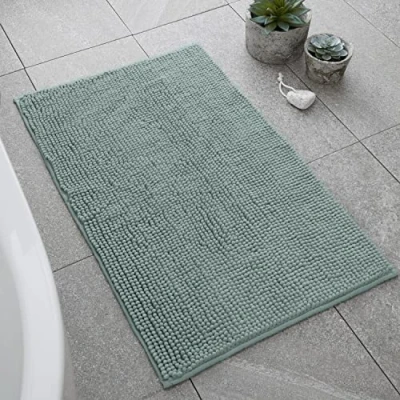 Image of Catherine Lansfield Bobble Bath Mat Sage Green
